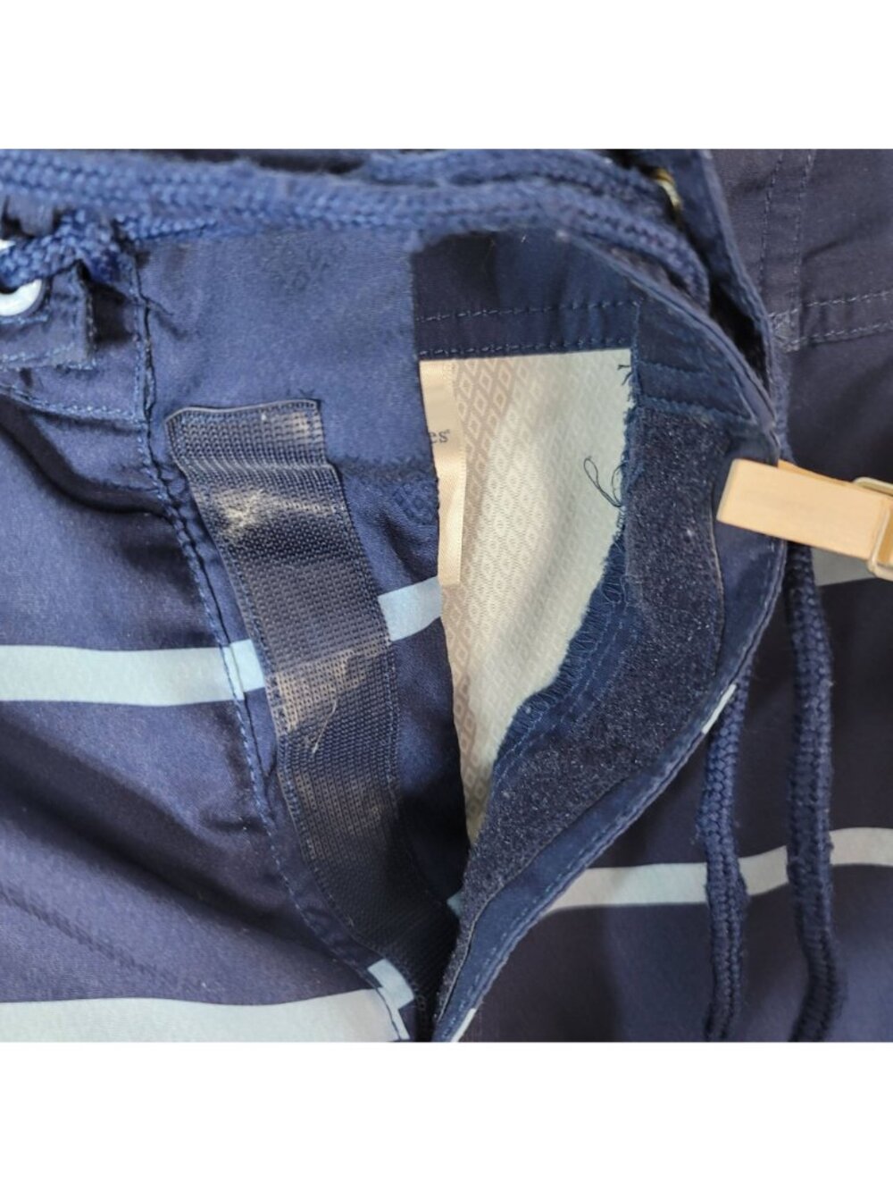 Vineyard Vines Mens Board Shorts Swim Trunk Blue SZ 38 XL Windward Stripe - Picture 3 of 10